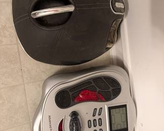Cast iron griddle pan and electric massager