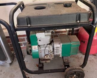 Portable gas powered generator