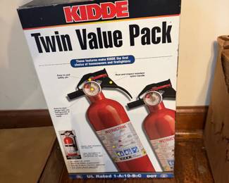 Kidde fire extinguisher twin value pack, new in box