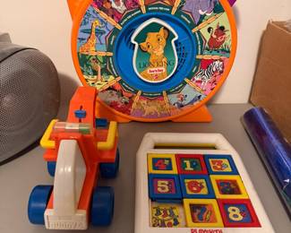 Fisher Price pull toy and electronic learning games