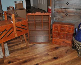 Sewing box, trinket cabinet, spice cabinet