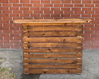 wooden bar 