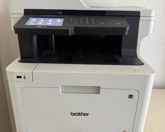 Brother MFCL8900CDW AllInOne Laser Printer with Sturdy 2Drawer File Cabinet