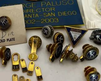Vintage Kiwanis International Pin Lot Director President Vice President Pins