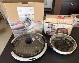 Vintage Zojirushi Gourmet Sizzler EATAC35 Skillet  Grill Spirits SG1200 Grill