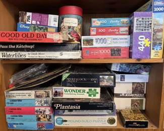 Boxed Jigsaw Puzzle Lot Springbok Milton Bradley Jaymar Whitman Parker Bros