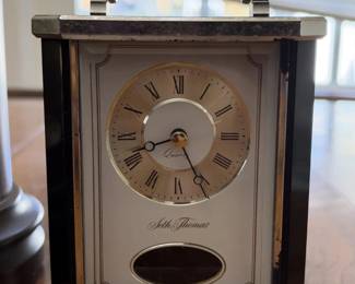 Seth Thomas Quartz Carriage Clock  Montreux Oval Anniversary Mantel Clock