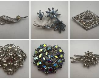 brooch collage