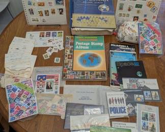 Large World Stamp Lot Harris Statesman Albums British Mint Packs Canada