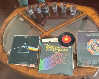Vintage Classic Rock Vinyl Record Collection