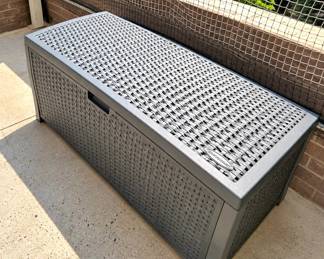 Lot 128 Outdoor storage box  contents detail