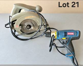 Lot 21 Power tools