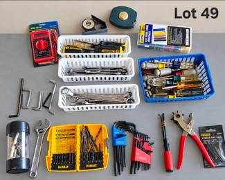 Lot 49 Screwdrivers, bits, more