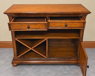 Lot 96 wood sideboard detail