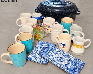 Lot 81 mugs and more