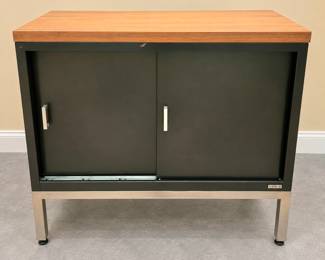 Lot 124 Metal office storage cabinet