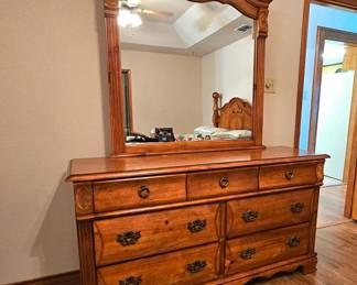 Lot 113 Dresser and mirror
