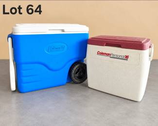Lot 64 Two coolers