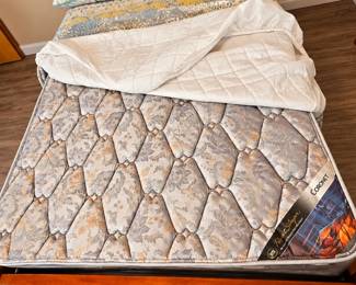 Lot 112 Queen bed and linens detail