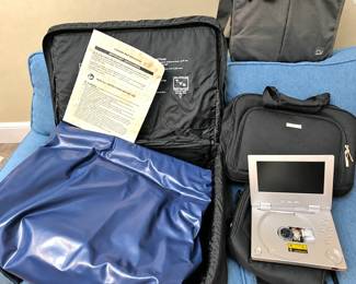 Lot 125 Inflatable bed and CD player