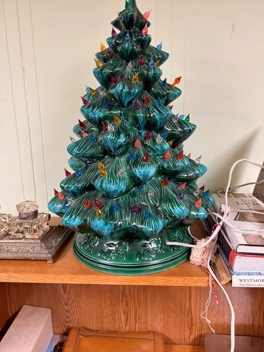 Vintage ceramic Christmas tree