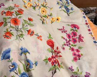 Beautiful hand embroidered table cloth