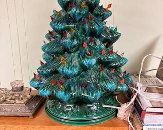 Vintage ceramic Christmas tree