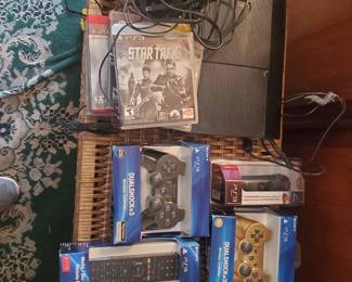 Ps3 gaming system and games controller's 