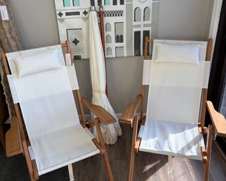 Business & Pleasure Beach Chairs & Umbrella Set