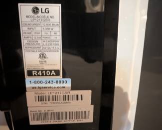 LG Dehumidifier Model Number