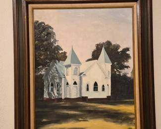Church Oil Painting