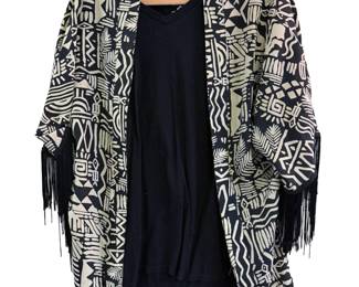 Fringed Kimono Cardigan by Reverse