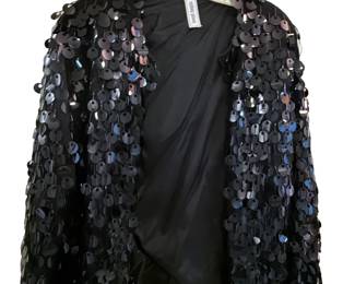 Vintage Joseph Magnin Jacket w/ Large Drop Paillette Sequins