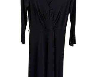 Ann Klein Loft V-neck Midi Dress