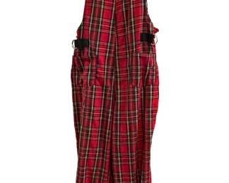 Punk "bondage style" overalls