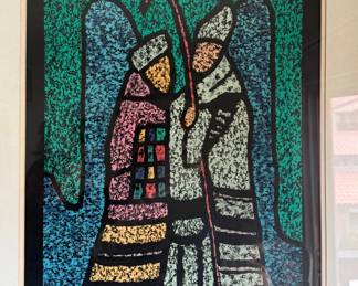 Abraham Yaskil signed lithograph artist's proof