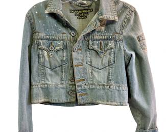 Cropped Department of Peace Denim Jacket