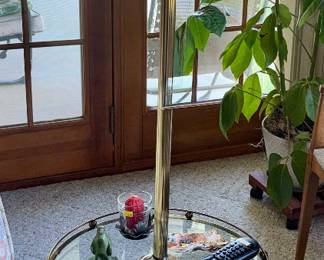 Brass table lamp