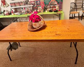 Handmade collapsible table - great for parties