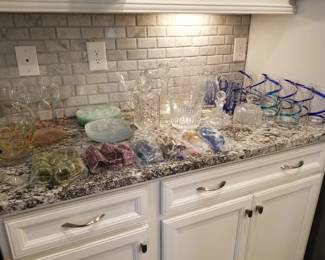 Varied barware