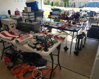 Garage items, pet care, storage