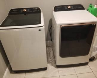 Samsung washer and dryer.