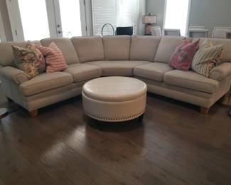 Sectional sofa, herringbone, 3 pcs.