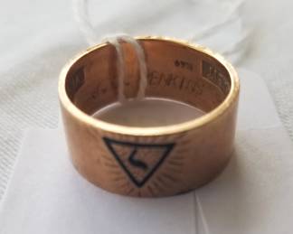 Scottish rite gold band