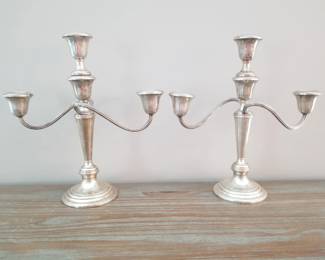 Gorham sterling silver candelabras
