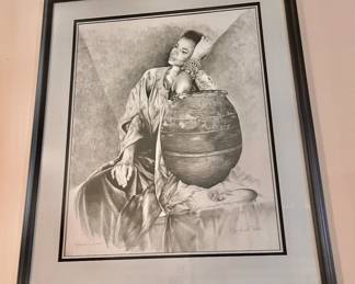 Ayanna's Dream by African American portrait artist Samuel R. Byrd 
