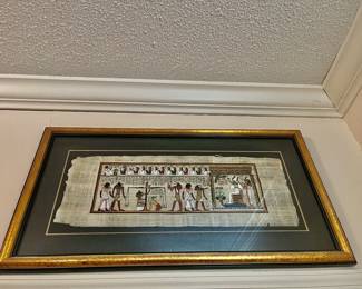 Weighing of the Heart ceremony from the the ancient Egyptian Book of the Dead 
