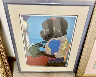 " The Lamp " by Artist Romare Bearden