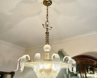Italian Murano Glass Chandelier 