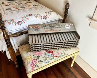 Vintage sewing thread holder 